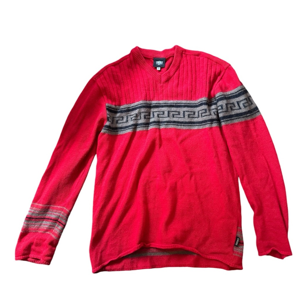 Red Versace Jeans Couture Sweater